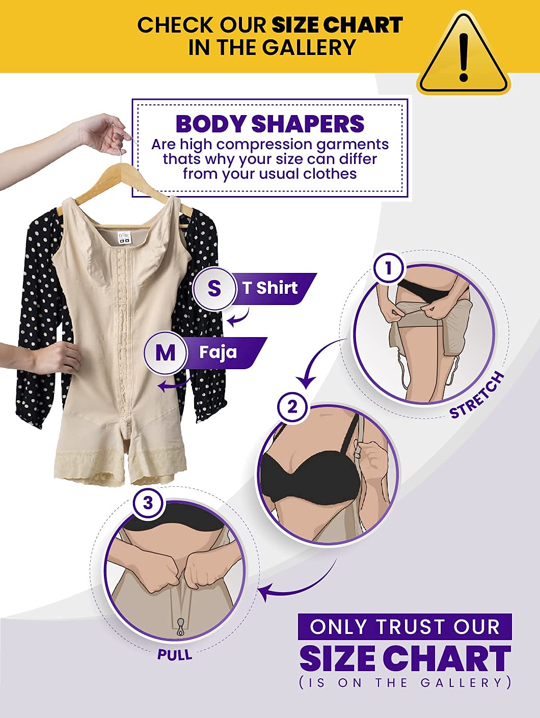 Strapless Colombian Postpartum Girdle for Women - M&D Fajas Reductoras & Moldeadoras - Postpartum Shapewear with Butt Lift - Perfect for Post-Delivery Recovery & Body Contouring