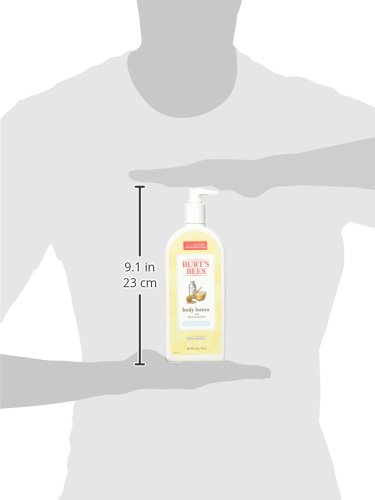 Burt's Bees Milk & Honey Body Lotion for Normal to Dry Skin - 12 Oz, Natural Moisturizer for Hydration & Nourishment | Perfect for Daily Skincare Routine, Winter Dryness Relief & Sensitive Skin Care