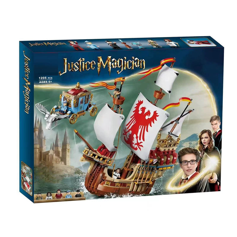1229-Piece Harry Potter Triwizard Tournament: The Arrival Building Set | Official LEGO-Compatible Castle Collection | Perfect for Wizarding World Fans & Collectors | Great Gift for Birthday, Christmas & Movie Night