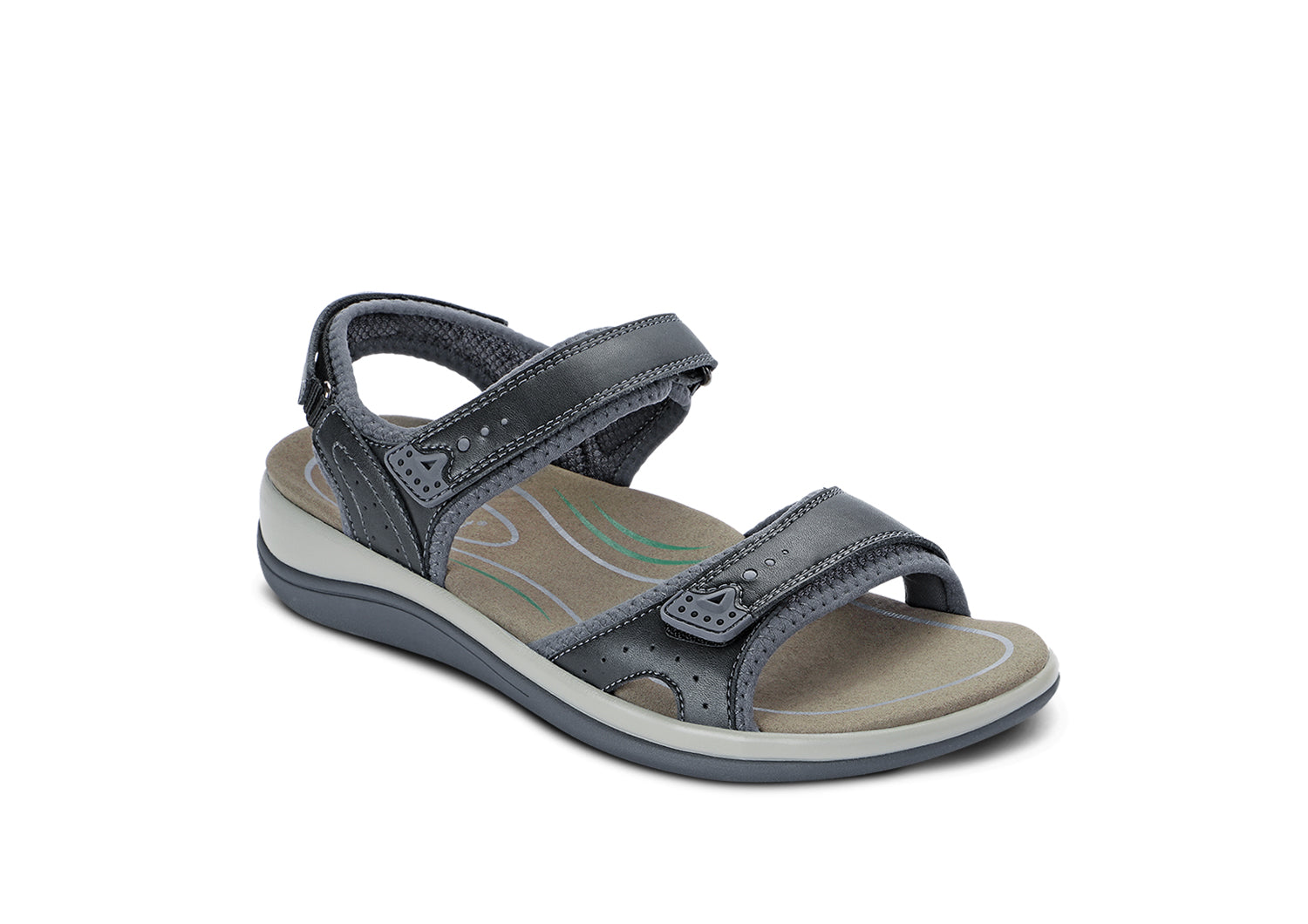 Malibu Black Women's Sandals - Comfortable & Stylish Summer Beach Shoes for Walking, Travel & Outdoor Activities
