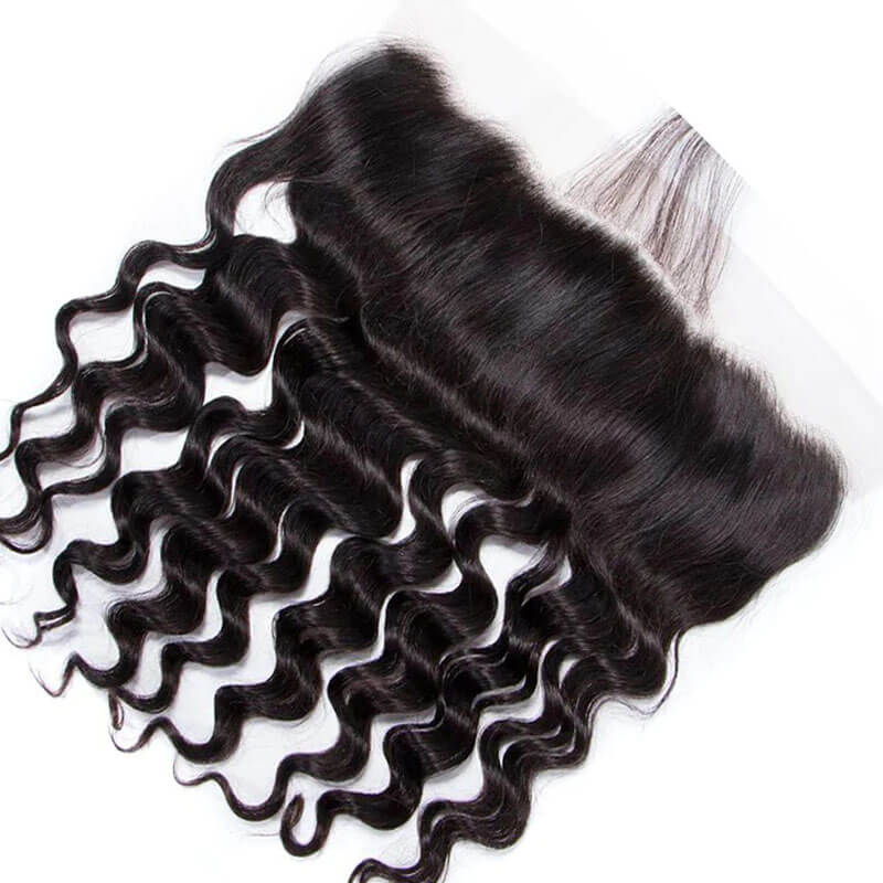 Eullair Loose Deep Wave Hair Bundles with Closure - 3/4 PCS Human Hair Extensions with 4x4 5x5 2x6 Lace Closure - Perfect for Styling, Parties & Everyday Wear