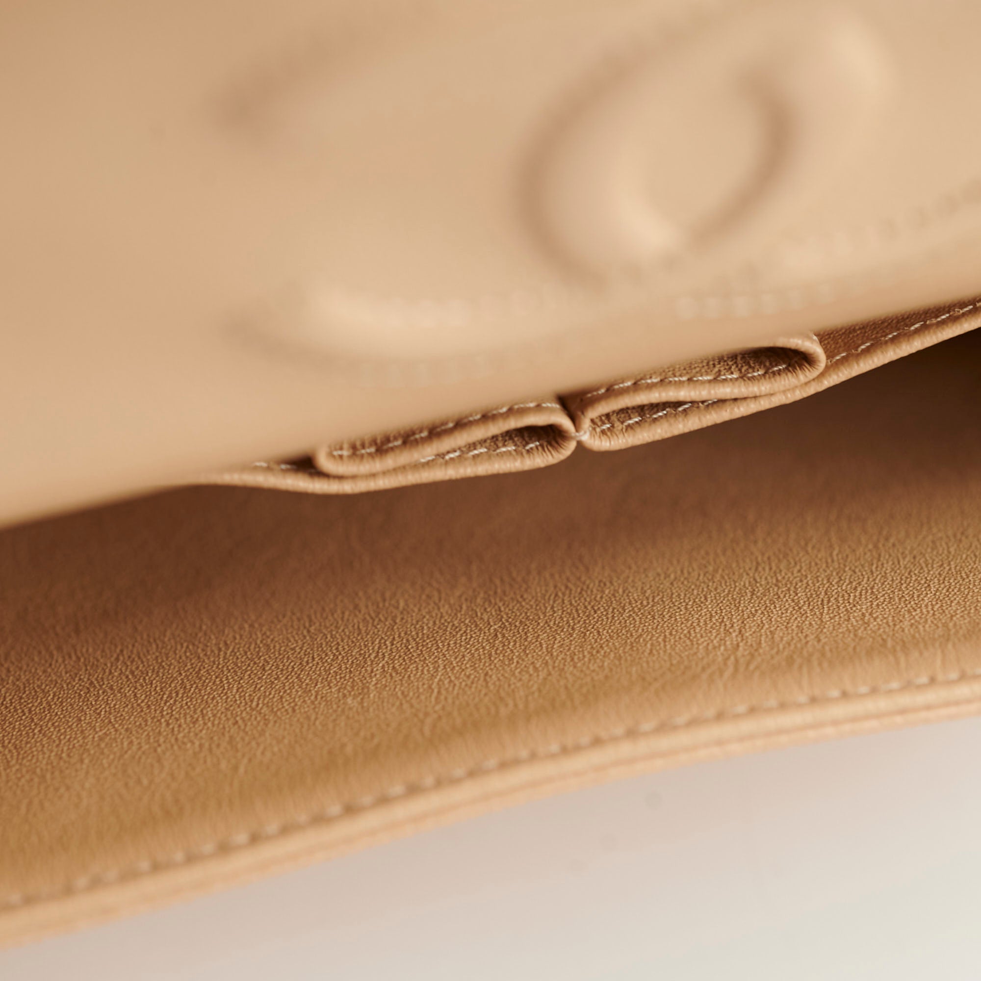 Chanel Medium/Large Caviar Double Classic Flap Bag in Beige | Luxury Designer Handbag for Women | Perfect for Work, Evening Events & Special Occasions