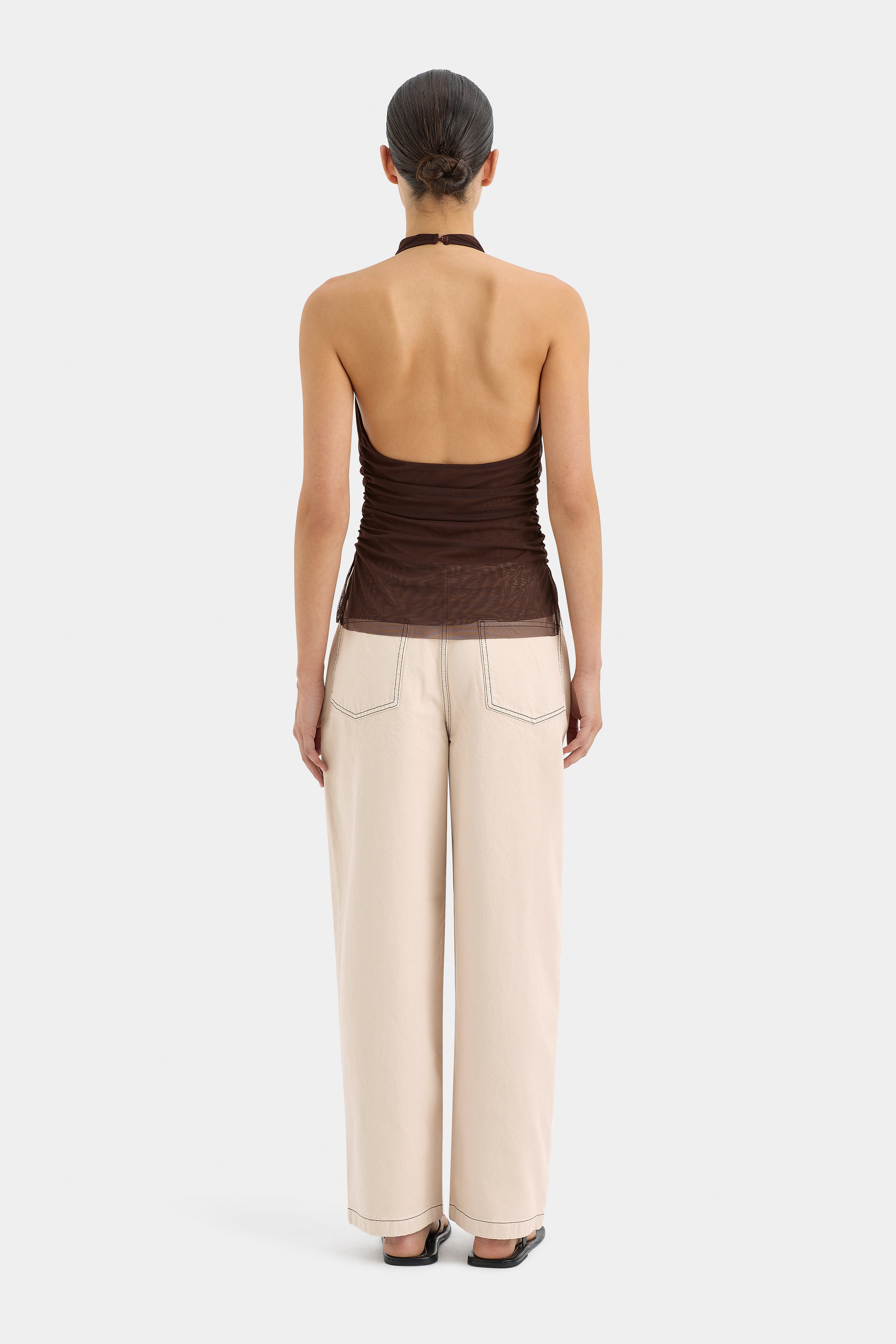 Jacques Mesh Halter Top for Women - Sexy Summer Crop Tops | Breathable & Stylish Party Wear, Beach Outfits, and Nightclub Fashion