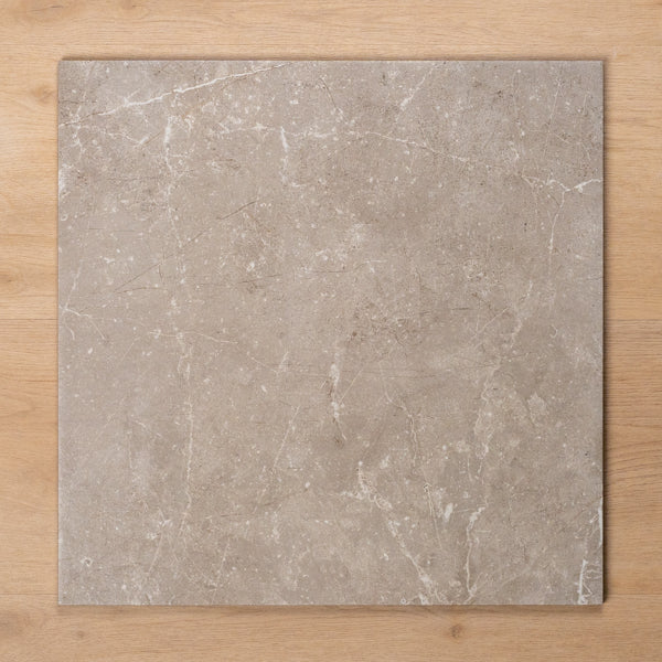 Premium Avalon Grey Matte Porcelain Tile 12x12 Inches (450x450mm) - Durable Flooring for Kitchen, Bathroom & Living Room