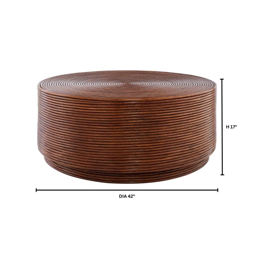 Cyan Design 11715 Papeete Cocktail Table in Brown - Stylish End Table for Living Room, Bedroom & Lounge Areas