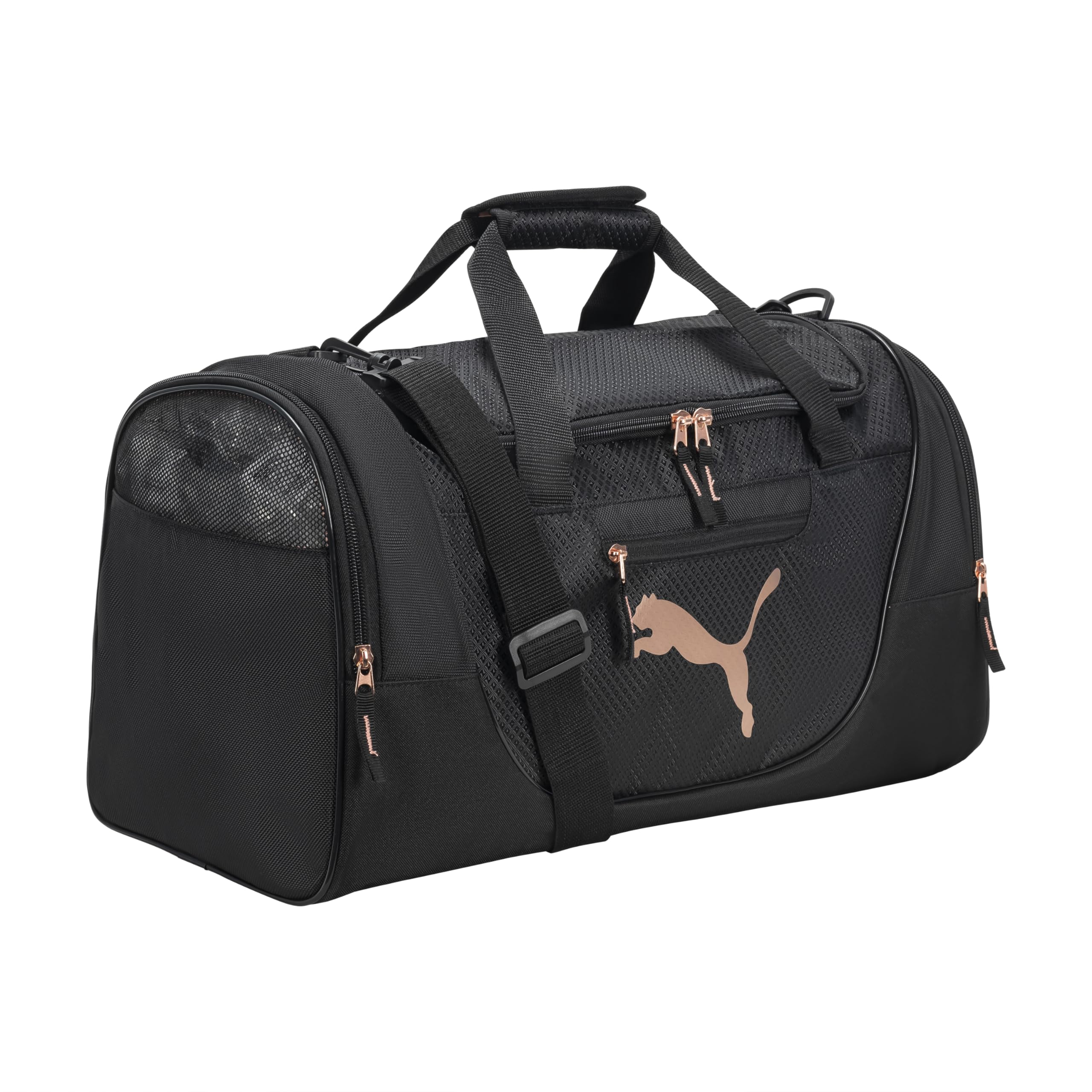 PUMA Women's Evercat Candidate Duffel Bag - Large Gym Bag for Women, Water-Resistant Sports Duffel with Shoe Compartment - Perfect for Workout, Travel & Yoga Classes