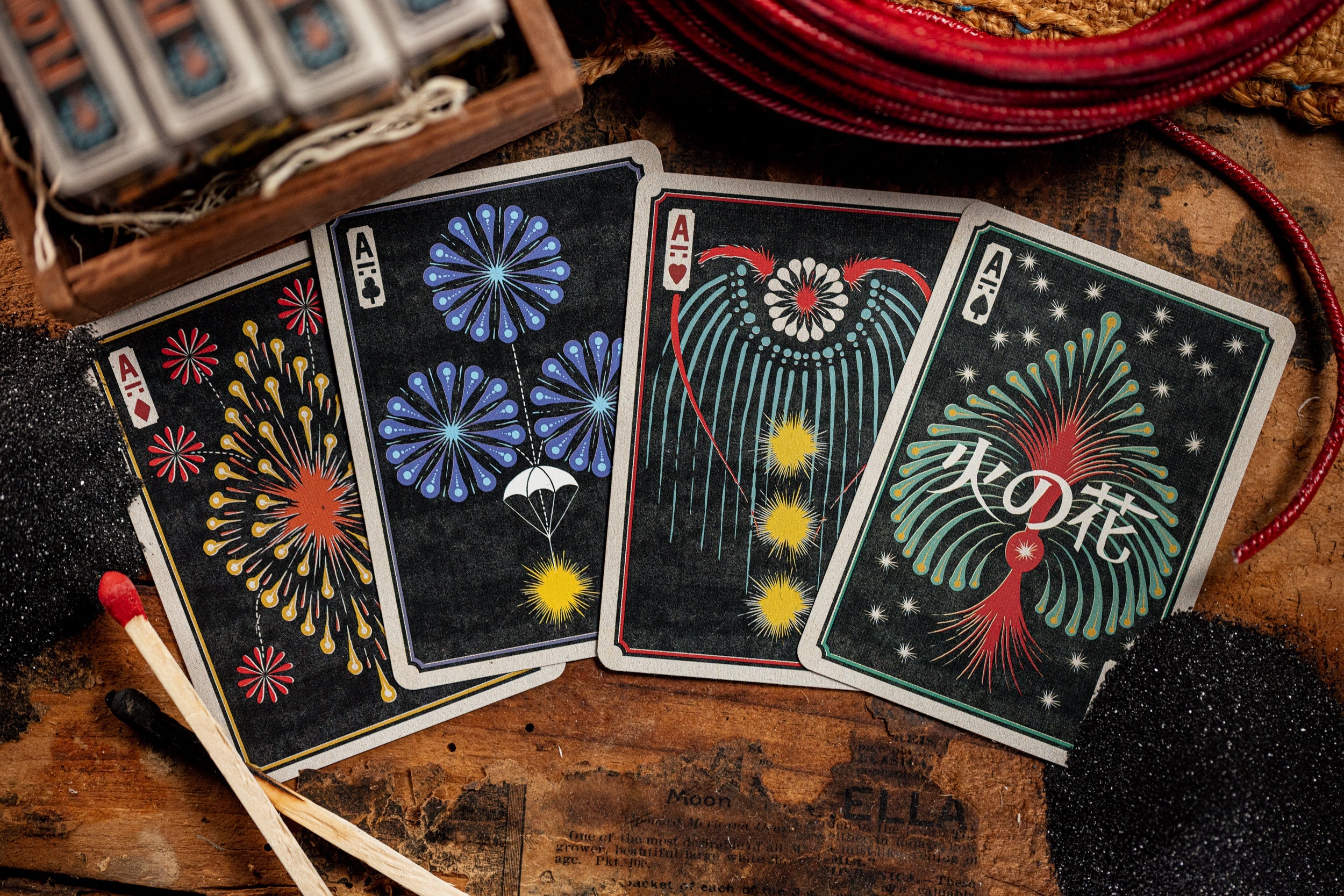 Kings Wild Project Flower of Fire Playing Cards - Premium Deck for Magic Tricks, Poker & Collectors | Perfect for Cardistry, Game Nights & Gifts