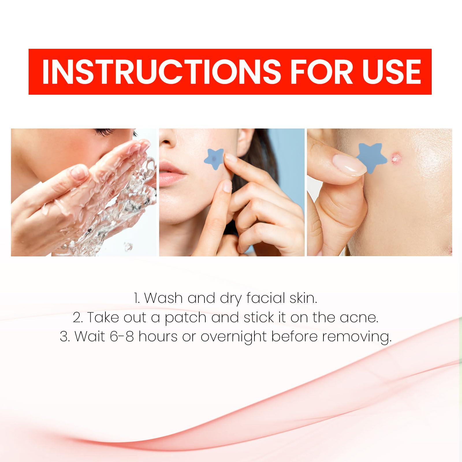 Louatui Star Shaped Hydrocolloid Acne Patches - 400 Pcs Pimple Patches for Face, Zit Absorbing Spot Treatment, Skin Care Stickers (2 Packs) - Perfect for Overnight Acne Treatment & Daily Blemish Cover