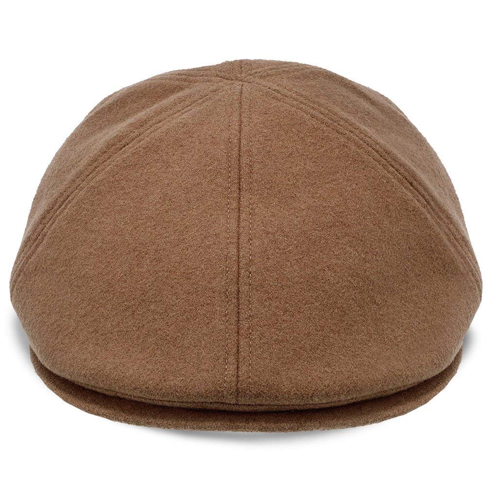 Luxury Wool Duckbill Cap – Classic 6-Panel Design with Cotton Liner for Outdoor Fashion