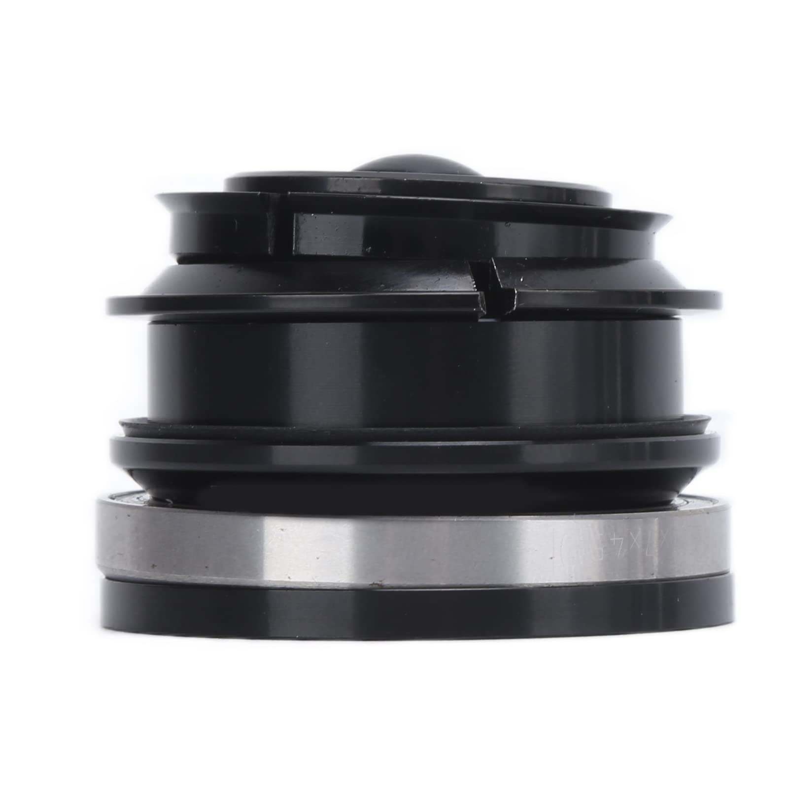 High-Speed T6 Heat Bike Headset - CNC Technology, Double Bearings, Waterproof Aluminum Alloy for Road Bikes - Perfect for Racing, Commuting & Long-Distance Cycling