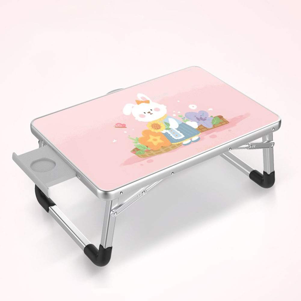HUAHUA Foldable Laptop Desk for Small Spaces - Portable Study Table for Dorm, Bed, Office (5 Styles, 70x50cm) - Perfect for Students, Remote Work & Home Use