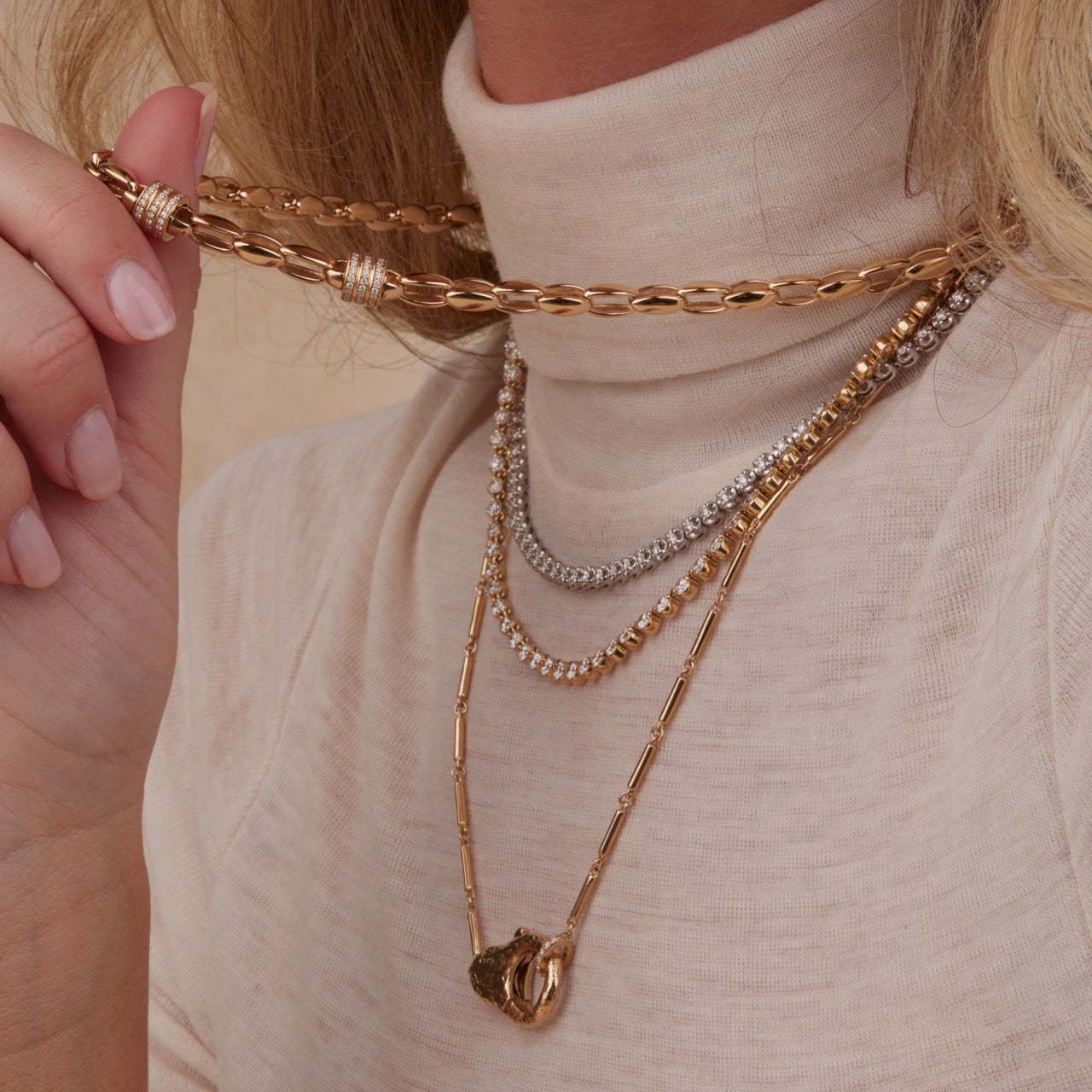 Buttercup Tennis Necklace - 14K Gold Plated Cubic Zirconia Tennis Chain for Women | Perfect for Weddings, Parties & Everyday Elegance
