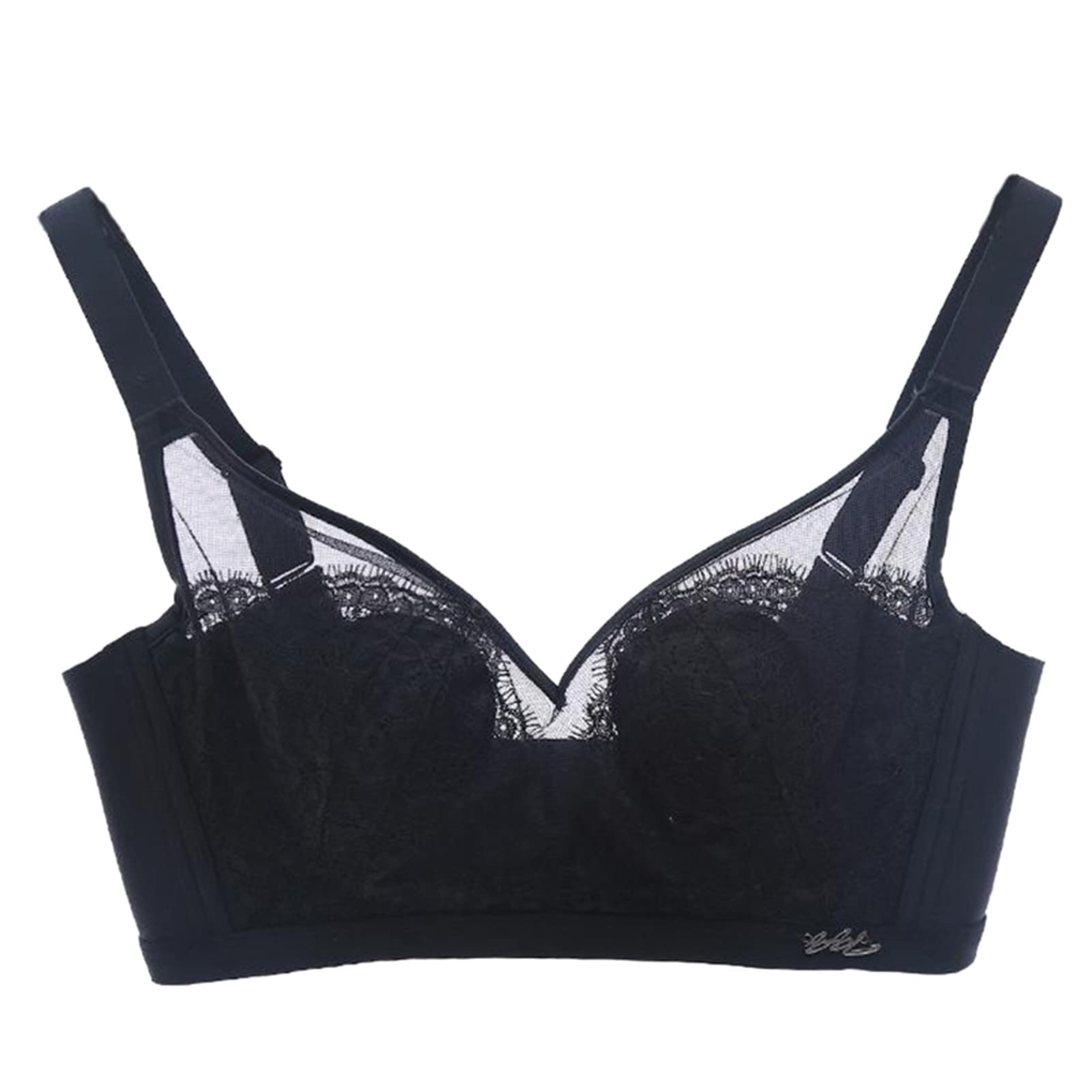 Sexy Lace Full Cup Sports Bra for Women - Seamless Support, Wire-Free Design, Large Size with Removable Pads - Perfect for Yoga, Gym & Everyday Comfort