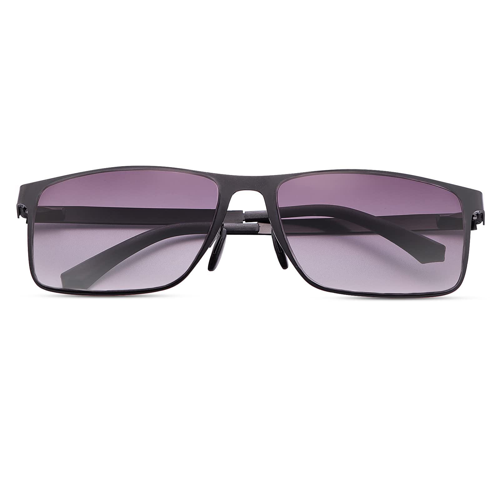 UV Protection Reading Glasses with Spring Hinge - Anti Blue Light Sunglasses for Men & Women - Non-Bifocal Readers for Outdoor Reading, Driving & Computer Use