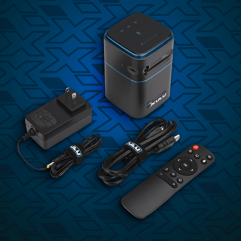 100 Lumens Android Projector - HD Portable Mini Projector for Home Theater, Outdoor Movies & Gaming | Compatible with Smartphone, Laptop, TV Stick | Perfect for Movie Nights, Presentations & Backyard Entertainment