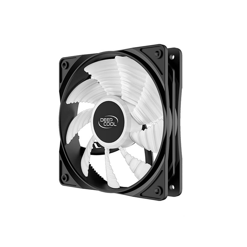 Deepcool RF120 120mm Blue LED Computer Case Fan - High Airflow Cooling for PC Gaming, Workstation & Home Office Setup