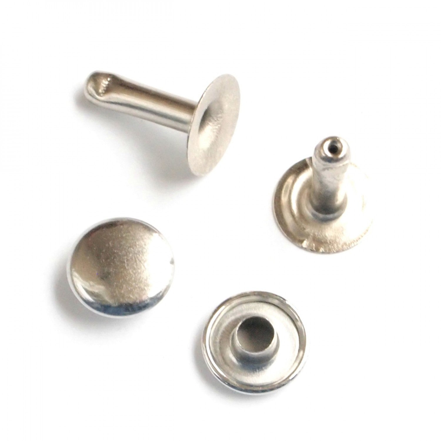 24-Piece Medium Rivet Set for Leather Crafting, DIY Jewelry & Handmade Accessories - Perfect for Belts, Bags & Clothing Repair
