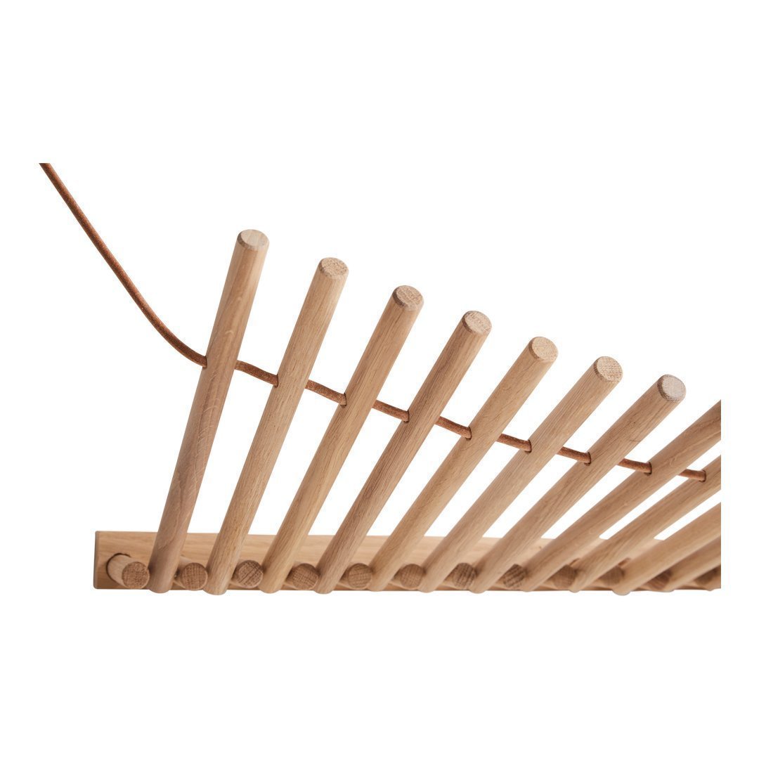 Stylish Wall Mounted Coat Rack with 5 Hooks - Space Saving Entryway Organizer for Hats, Jackets & Bags - Perfect for Hallway, Bedroom or Office Decor