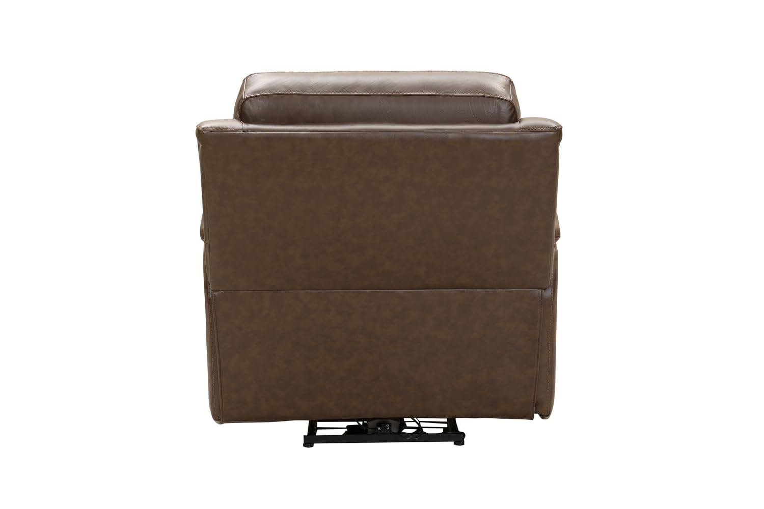BarcaLounger Kaden Power Recliner with Adjustable Power Headrest & Lumbar Support - Jarod Brown Leather Living Room Chair for Home Theater & Relaxation