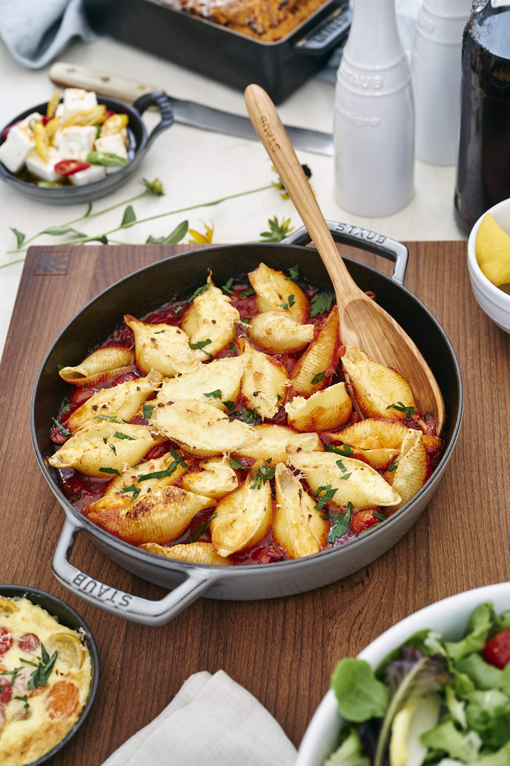 Staub 40511-726-0 Cast Iron Pan with Dual Handles, 11
