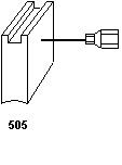 Perles Grinder HSW325 Replacement Carbon Brushes 0917_Perles_HSW325 - Includes Cable & Connector - Compatible with Perles Angle Grinders, Power Tools & DIY Projects