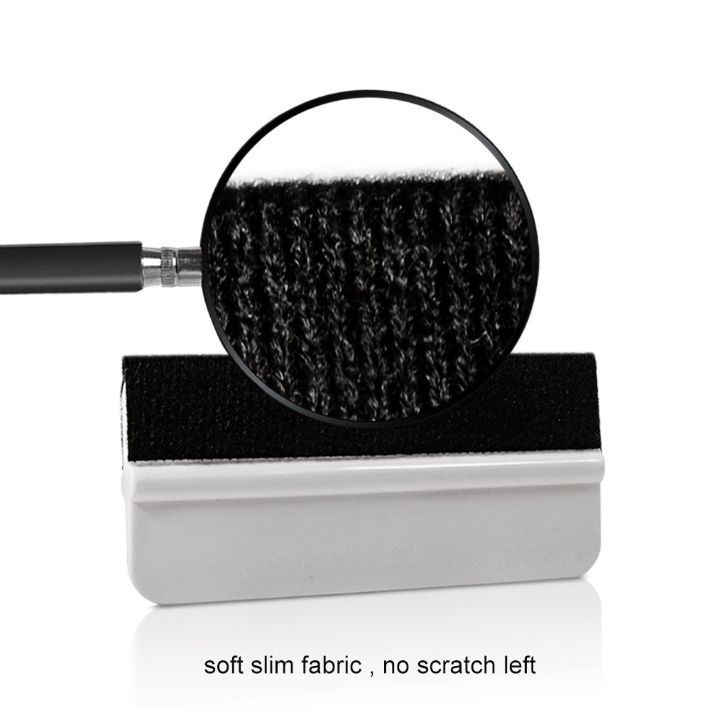 EHDIS 4 Inch Vinyl Scraper Felt Squeegee Tool - 80 Pack for Window Tinting, Sign Making, Decal Application, Film Installation - Perfect for Car Wraps, Glass Tinting & Signage Projects