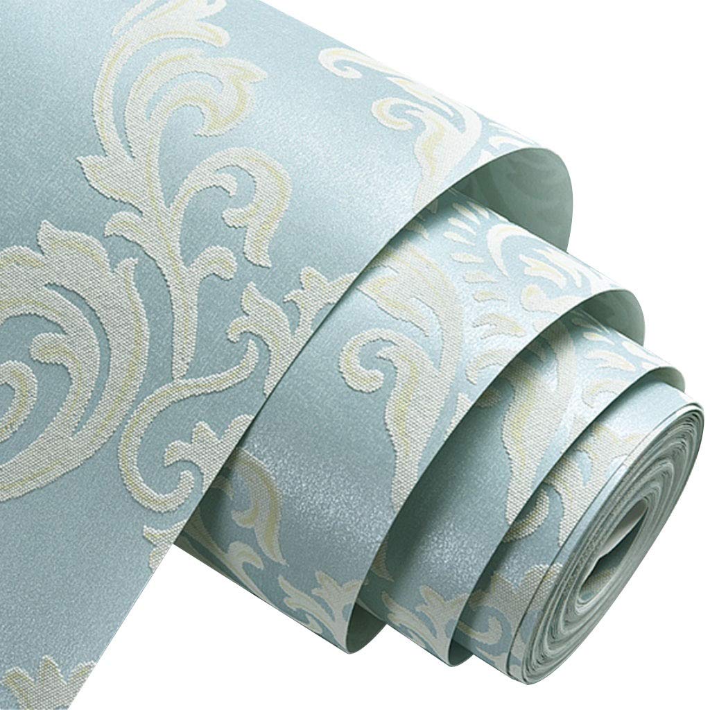Non-Woven 3D Embossed Wallpaper for Home & Commercial Use - Perfect for Bedrooms, Restaurants, Clothing Stores & Wedding Room Decor