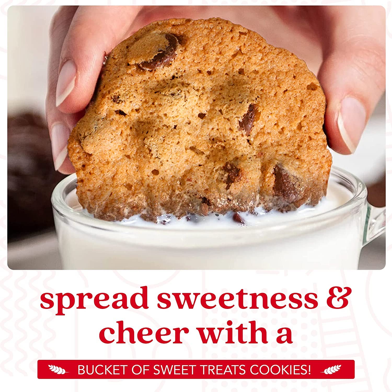 David’s Cookies Gourmet Assorted Cookies Bucket - 1.3 Lbs of Thin Crispy Cookies & Butter Pecan Meltaways | Traditional Homemade Recipes | Perfect Gift for Family, Friends & Office Parties | Sweet Treats for Holidays, Birthdays & Special Occasions
