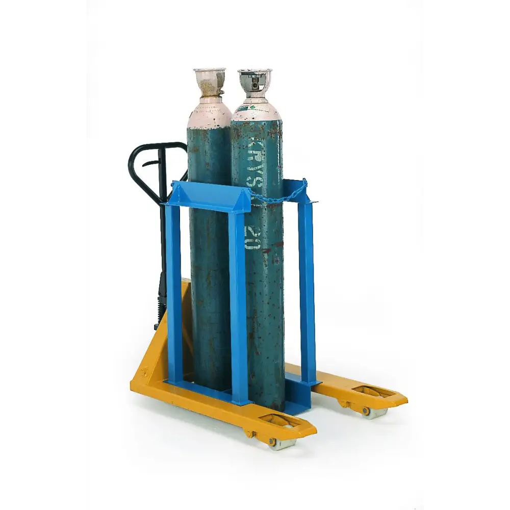 Heavy Duty Cylinder Pallet Cage - Industrial Storage Solution for Gas Cylinders & Drums - Perfect for Warehouse, Workshop & Construction Site Organization