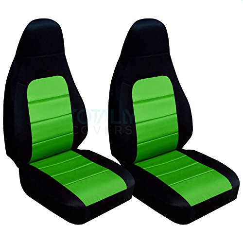 Black and Lime Green