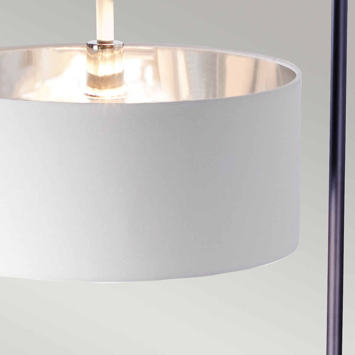 Balance 1 Light Floor Lamp with E27 Socket - Modern Standing Lamp for Living Room, Bedroom & Office - Multiple Finish Options