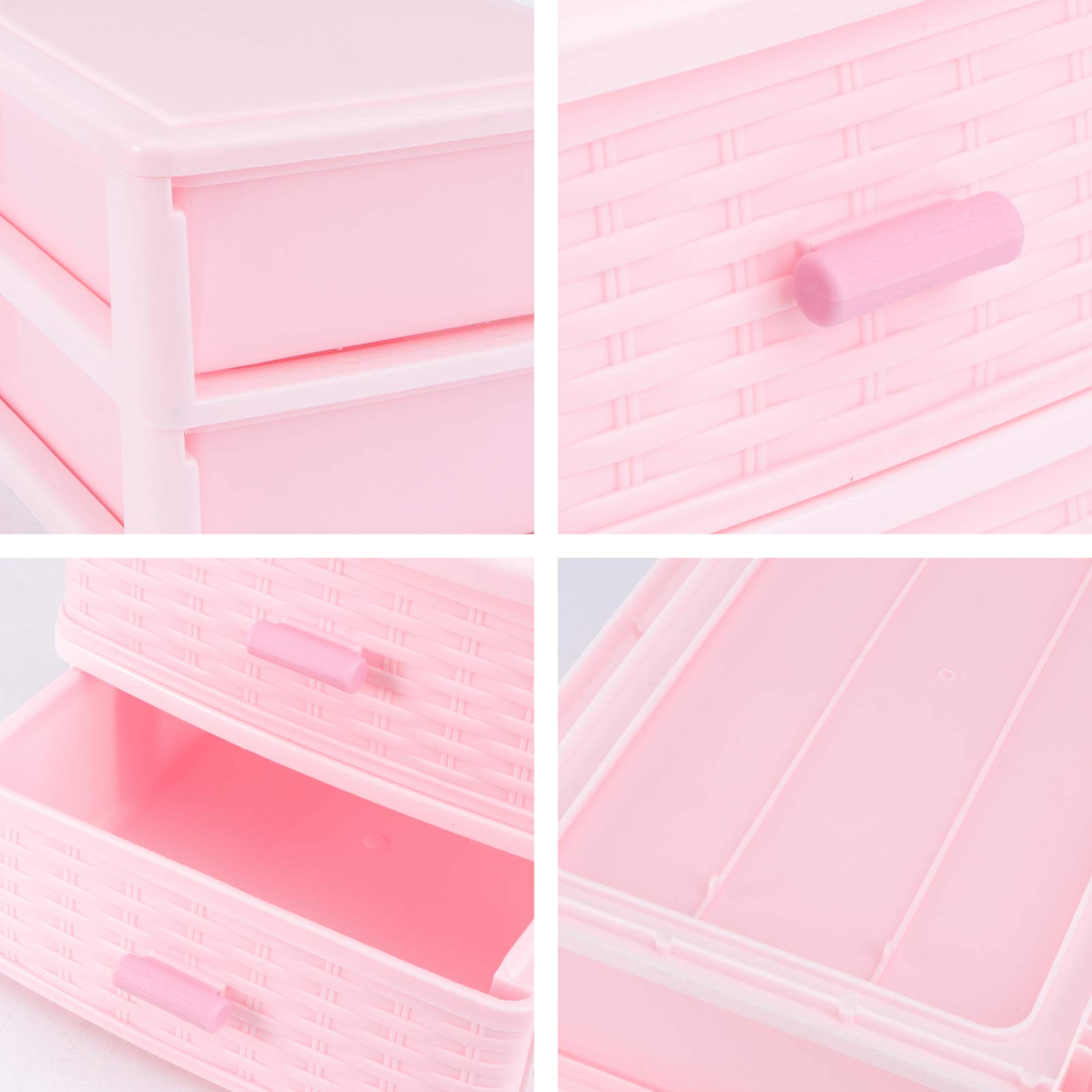 Cabilock 1-Piece Makeup Storage Organizer & Jewelry Box for Girls - Portable Desktop Drawer Cabinet with Mini Drawers - Perfect for Hairpins, Barrettes, Rings & Kids Accessories - Ideal for Bedroom, Bathroom & Travel Organization