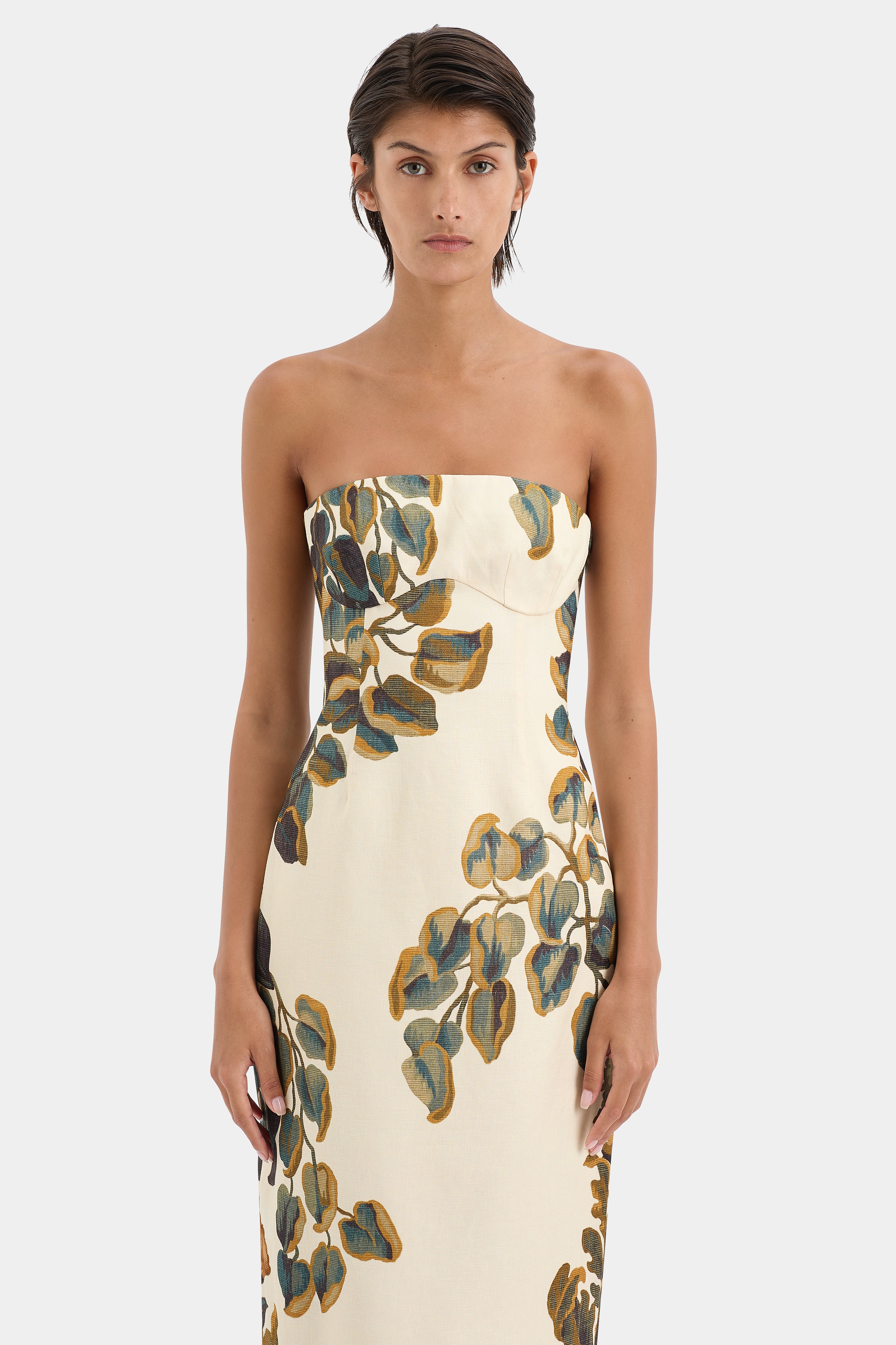 Evalita Elegant Column Dress for Women - Flattering A-Line Maxi Dress for Weddings, Parties & Special Occasions