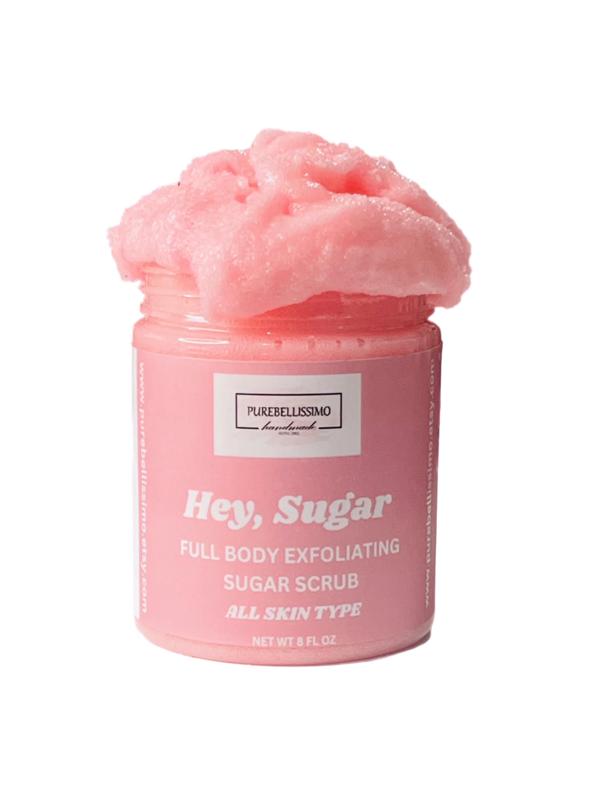 Radiant Glow Sugar Scrub - Natural Exfoliating & Moisturizing Body Scrub for Soft, Smooth Skin | 8oz Organic Face & Body Scrub | Perfect for Dry Skin Care & Spa Day at Home