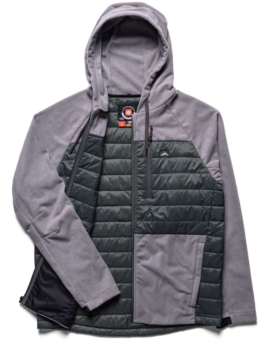 686 Hybrid Puffer Jacket for Men & Women - Lightweight Waterproof Winter Coat 2023 - Perfect for Skiing, Hiking & Outdoor Adventures