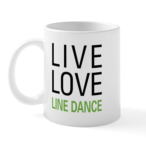 White - Live Love Line Dance Mug