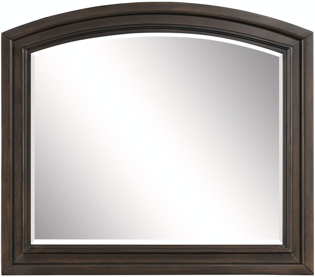 Stylish Round Begonia Bedroom Mirror - Elegant Vanity Mirror for Makeup & Dressing - Perfect for Bedrooms, Bathrooms, and Dressing Areas