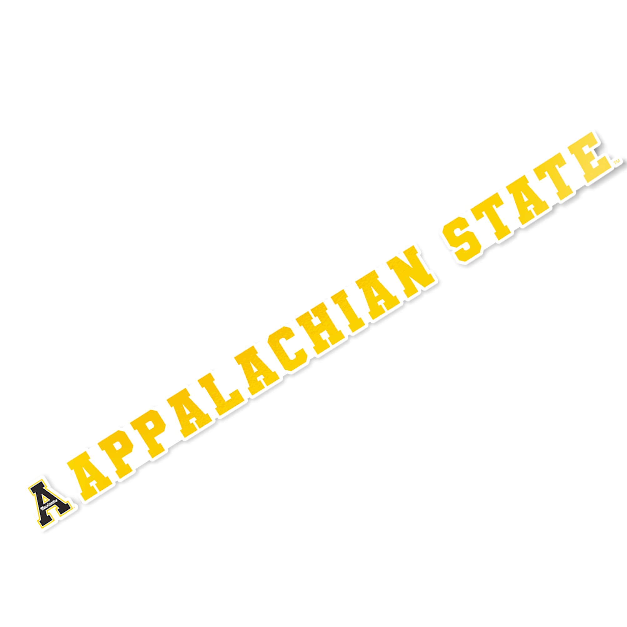 Appalachian State University Mountaineers Desert Cactus Vinyl Decal - 15 Inch Sticker for Laptop, Water Bottle, Car & Scrapbook - Perfect for College Dorm Decor, School Spirit & Fan Gear