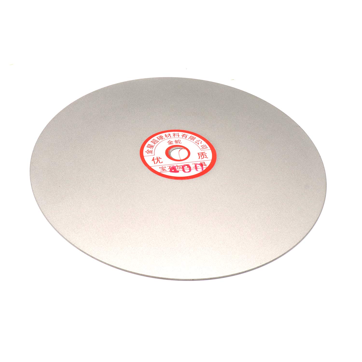 400 Grit 8-inch Diamond Coated Flat Lap Disc Wheel for Angle Grinder - Perfect for Metal, Stone & Glass Grinding, Sanding & Polishing - Ideal for DIY, Jewelry Making & Metalworking Projects
