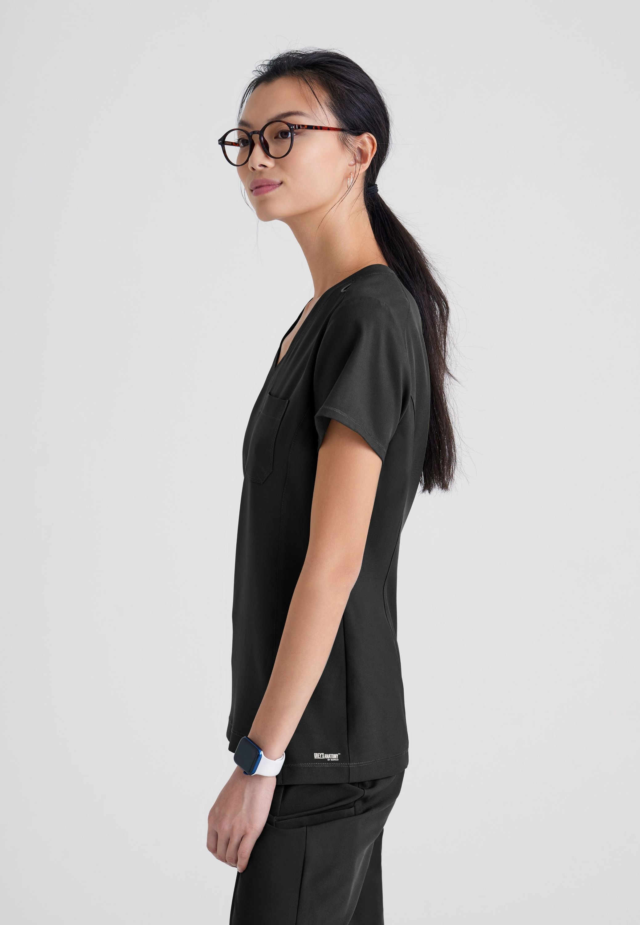 Women's Stylish Sway Scrub Top - Sizes 2XL to 5XL - Perfect for Nurses, Medical Professionals & Healthcare Workers
