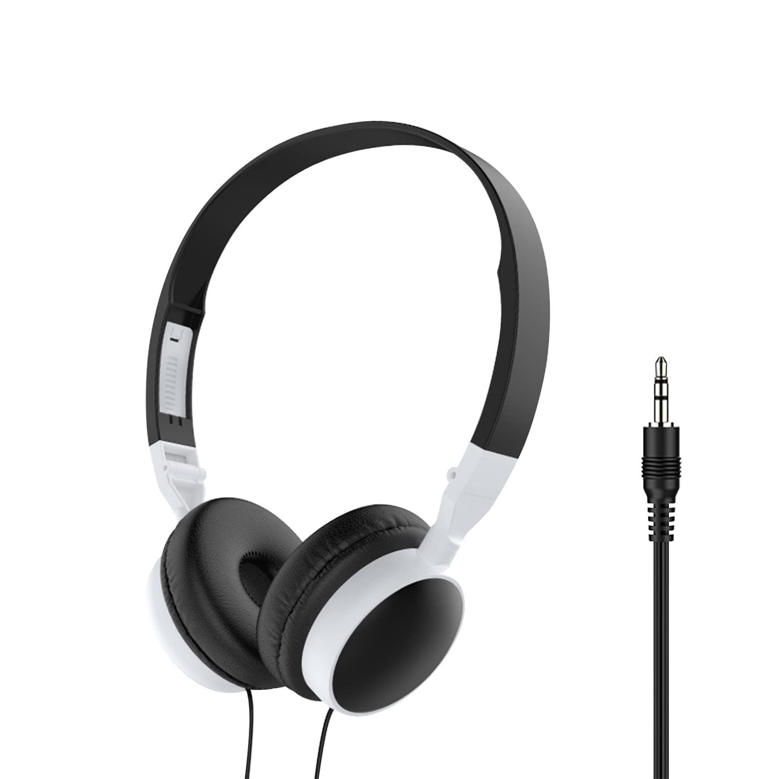 Boddenly Universal Adjustable 3.5mm Wired Headphones with Bass Boost - Flexible Gaming & Music Headset for Mobile Phones (Red) - Perfect for Gaming, Music Listening, and Hands-Free Calls