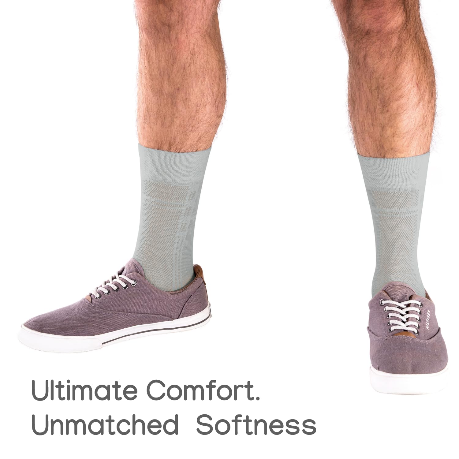 Men's Ultra Thin Breathable Cotton Dress Socks - 5 Pack Super Soft Lightweight Socks for Business & Casual Wear | Perfect for Office, Travel & Daily Comfort