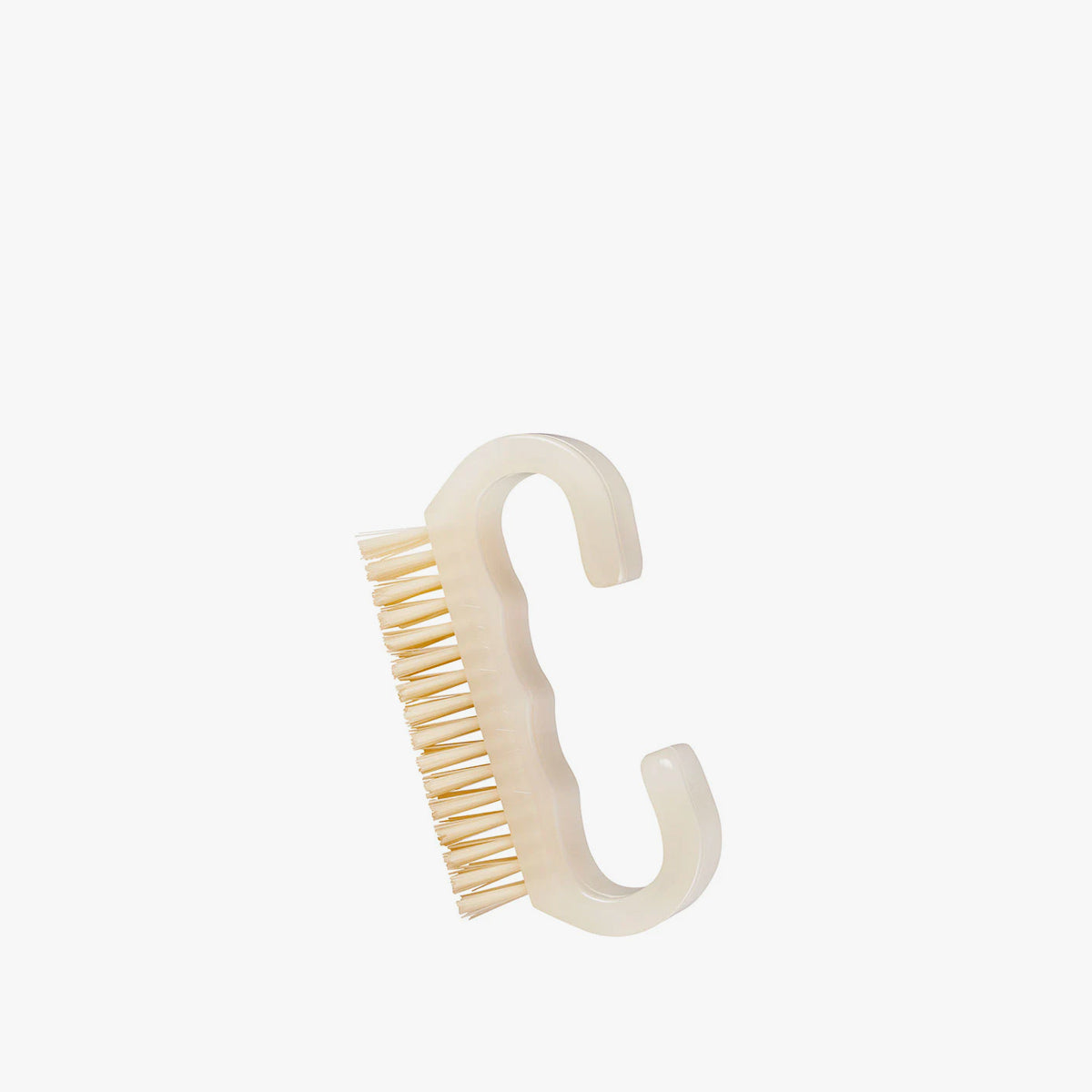Professional EYE Nail Brush - Ivory White Manicure Tool for Cleaning & Shaping Nails | Perfect for Home Salon, DIY Nail Care & Professional Use