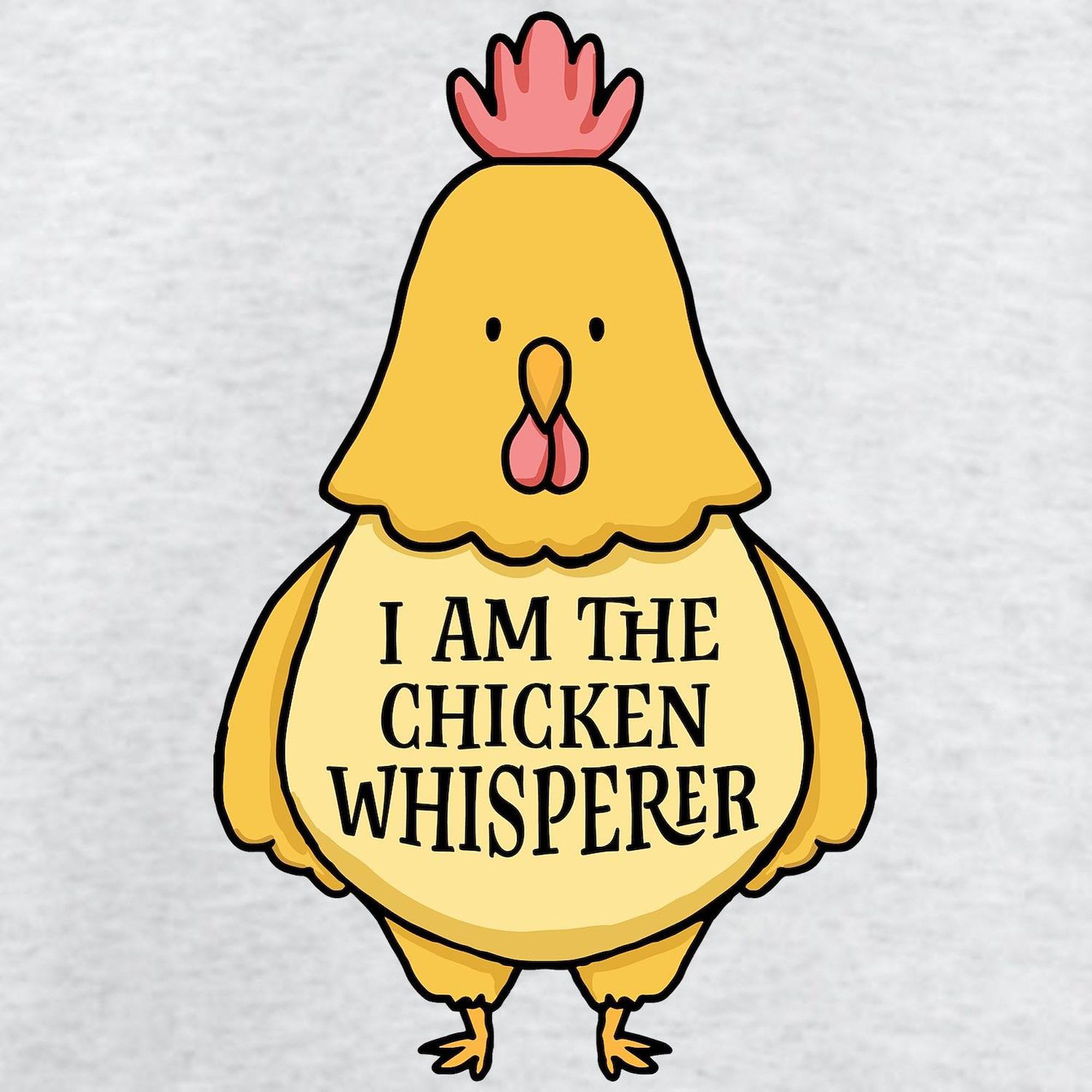 Chicken Whisperer Long Sleeve T-Shirt - Unisex Cotton Lightweight Shirt for Poultry Farmers & Chicken Lovers - Perfect for Farm Work, Backyard Chicken Keeping & Casual Wear
