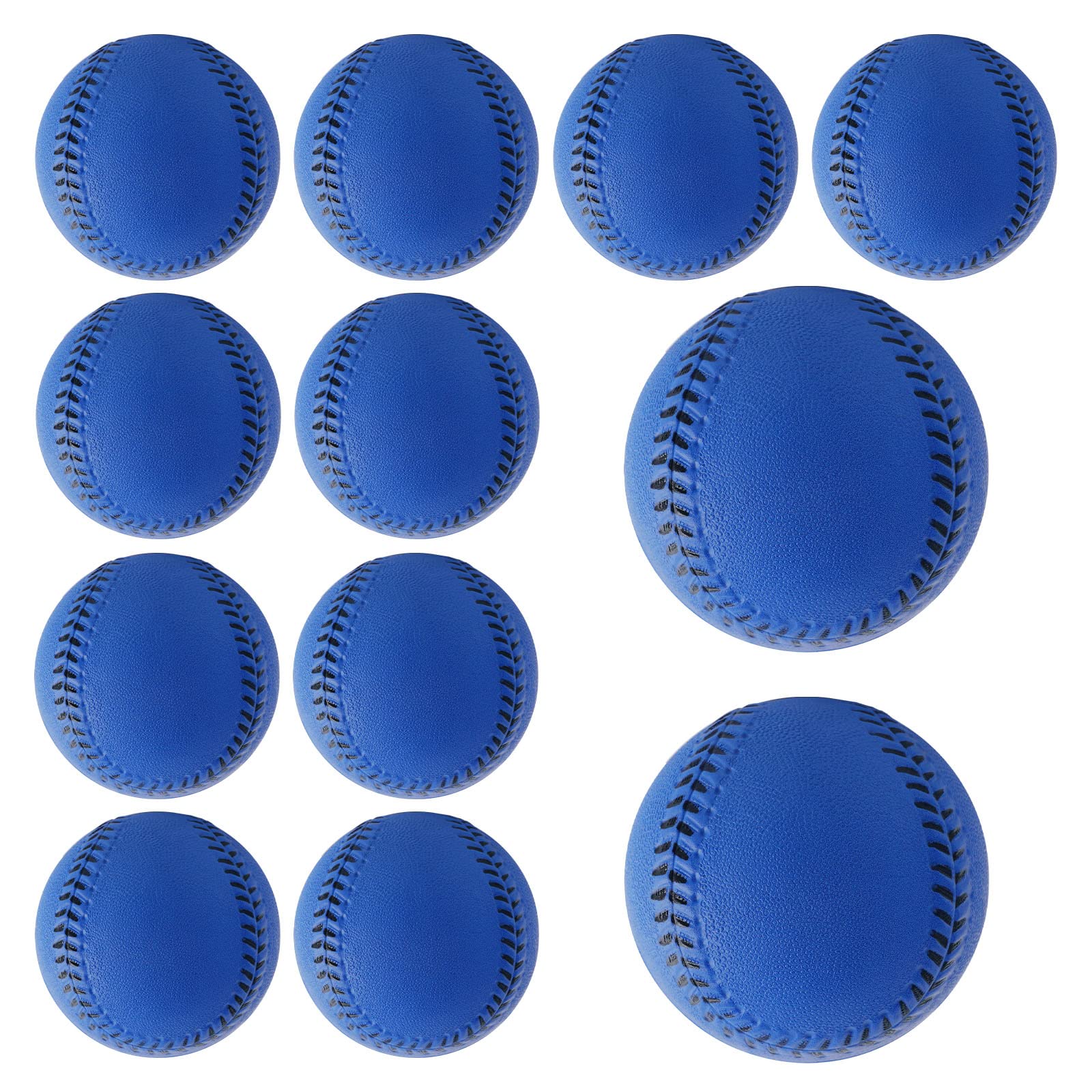 **12 Pack Soft Foam Baseballs for Kids - Safe Training Baseballs for Throwing, Catching & Batting Practice - Regulation Size for Indoor & Outdoor Play**