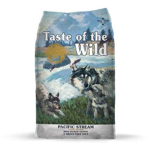 Taste of the Wild Pacific Stream Puppy Grain-Free Dry Dog Food with Smoked Salmon - High Protein Puppy Food for Small & Large Breeds - Perfect for Active Puppies & Outdoor Adventures (2 Sizes Available)
