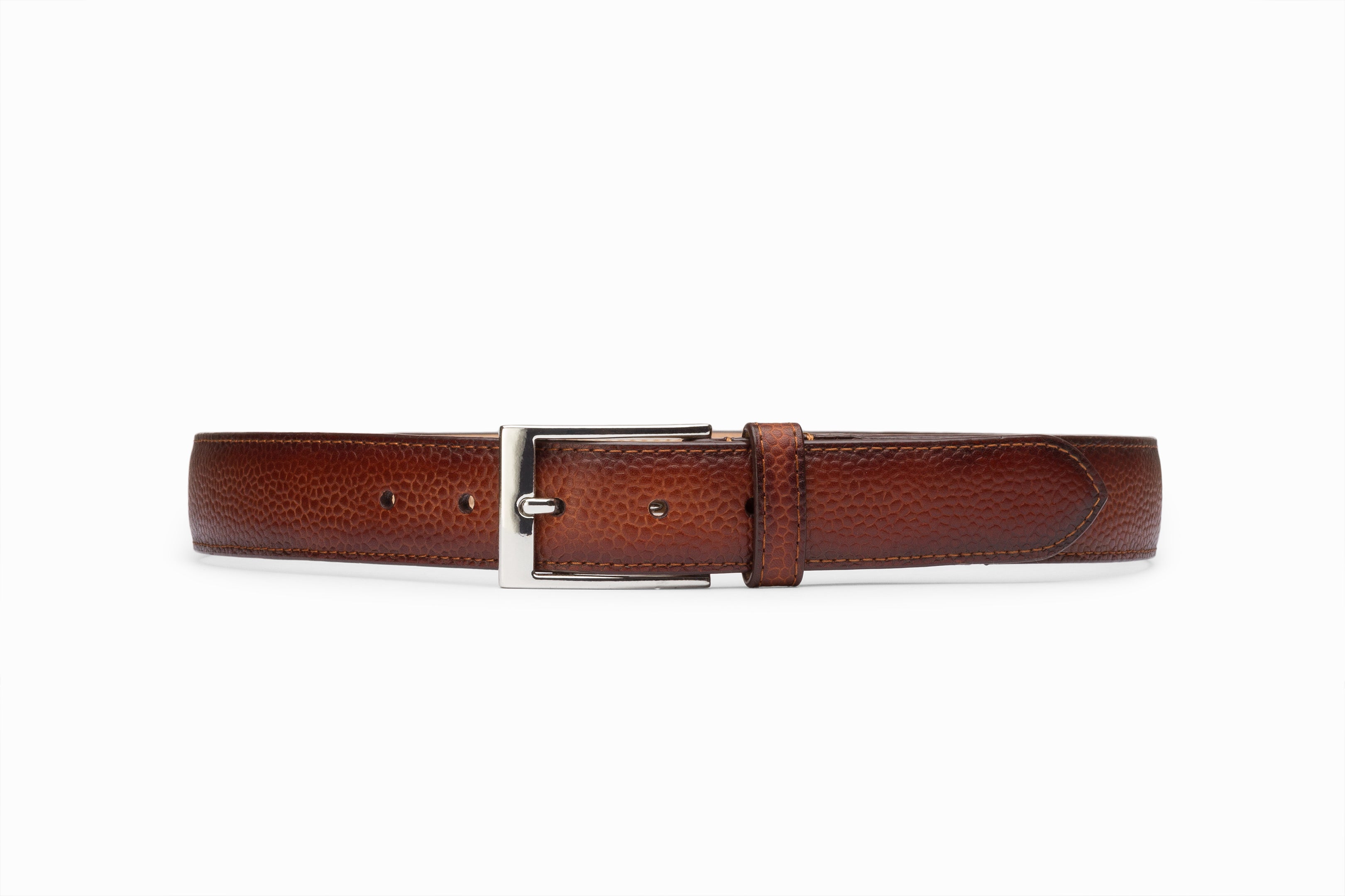 Premium Flat Leather Belt with Cedar Grain Texture - Stylish and Durable for Men & Women | Perfect for Casual Wear, Office Outfits, and Everyday Fashion