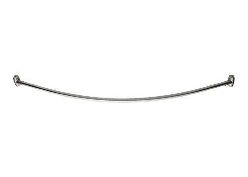 Stainless Steel Curved Shower Rod 72 Inch - Heavy Duty Rust-Resistant Bathroom Shower Curtain Rod for Spacious Shower Experience, Perfect for Bathroom Renovation and Modern Home Decor