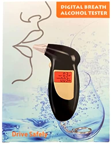 CZ Grain Keychain Breathalyzer - Ultra-Portable Pocket Alcohol Tester for Personal Use | Accurate BAC Detection | Perfect for Parties, Bars & Road Safety