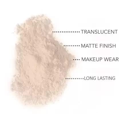 Oil-Free Matte Finishing Loose Powder - Lightweight & Long-Lasting for Flawless Skin | Perfect for Oily Skin & Makeup Setting | Great for Everyday Wear & Special Occasions